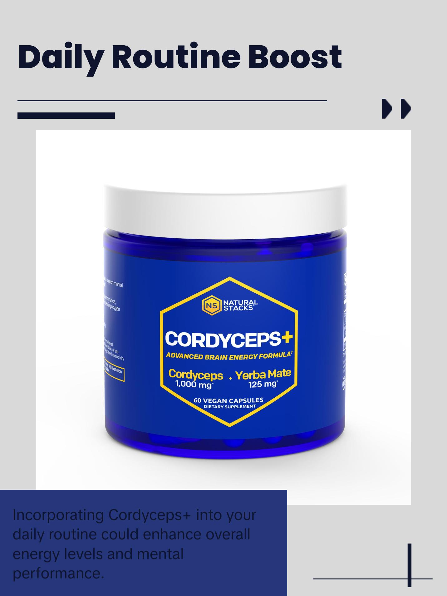 Cordyceps+ The advanced brain energy formula.*