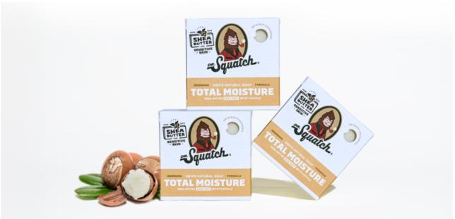 3-Pack Total Moisture Bar Soap - Dr. Squatch Body Care Skin Repair