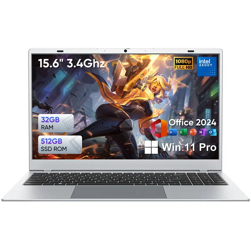 Laptop Space Gray Intel 6500Y up to 3.40GHz32GB RAM 512GB SSD 15.6 inch IPS Screen 38Wh Battery2.4G 5G WiFi BT 5.0 Ultimate Home Hub for 4K Streaming  Web Browsing Remote Learning and Daily Tasks