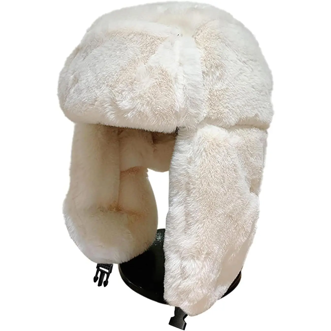 Winter Ushanka Russian Trapper Hats with Ear Flaps Warm Full Hood Windproof Fluffy Hat for Men and Women