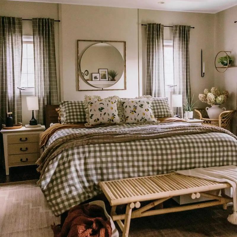 Stefana Silber x TWOPAGES Linen Printed Curtain Fabric Swatch Booklet for Bedroom and Window Drapes - 90% Polyester 10% Linen Weight 350 gsm Heavyweight Skin Friendly and Durable - Home Textile