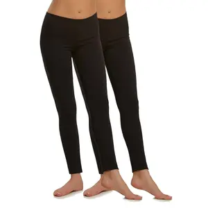 Cotton Modal Lightweight Leggings 2-Pack