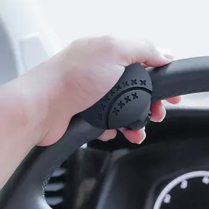Suicide Knob Black Steering Wheel Knob Spinner Universal with Power Handles for Enhanced Grip and Control