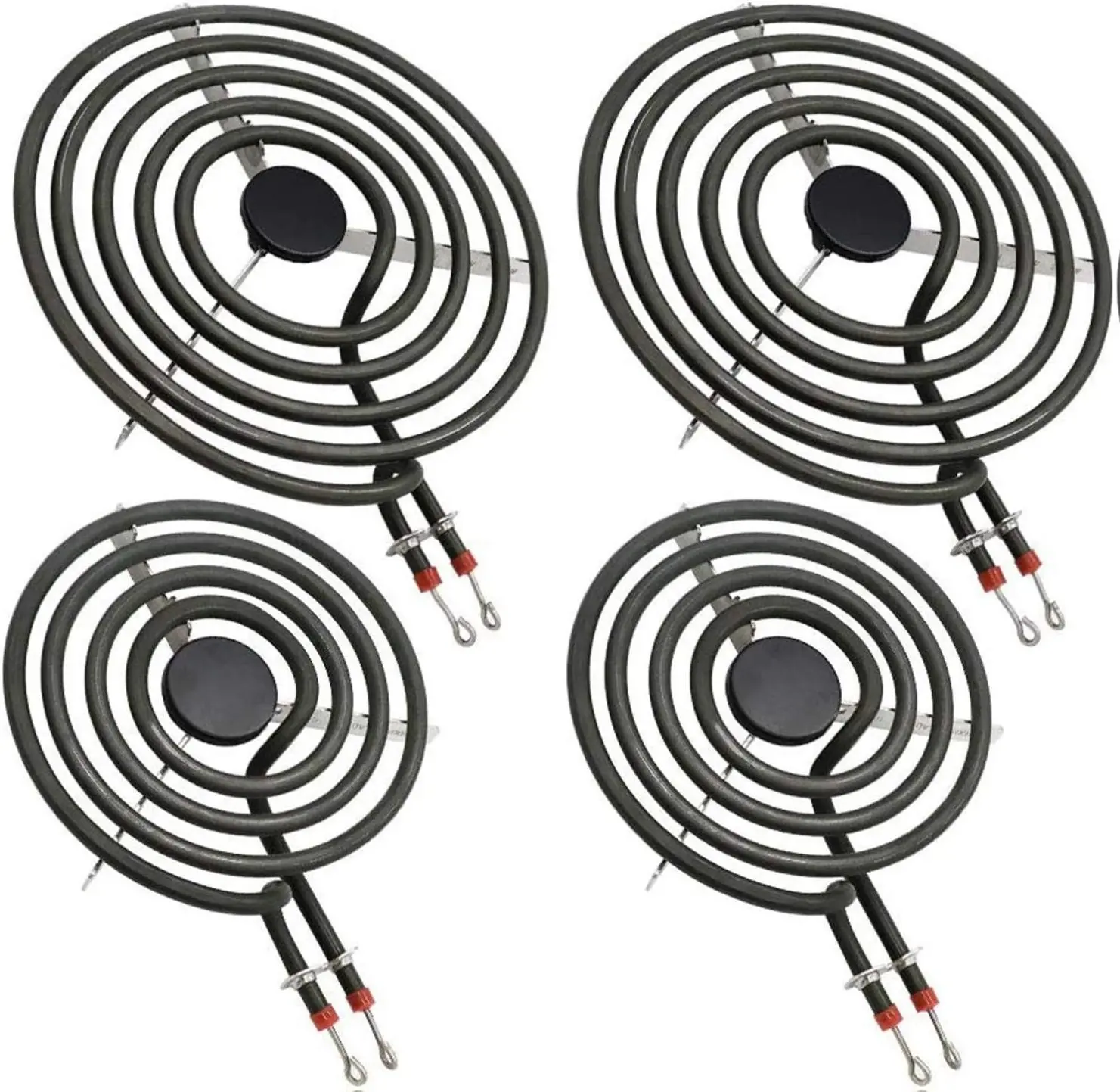 Beaquicy MP22YA 230V Electric Range Burner Element Replacement Parts Set - For Kenmore, Whirlpool, Maytag, Hardwick, Norge Ranges/Stoves, Includes 2 Pcs MP15YA 6" & 2 MP21YA 8" Stainless Steel High-Temp Res Units, Kitchen & Household Appliances, Kitchen A