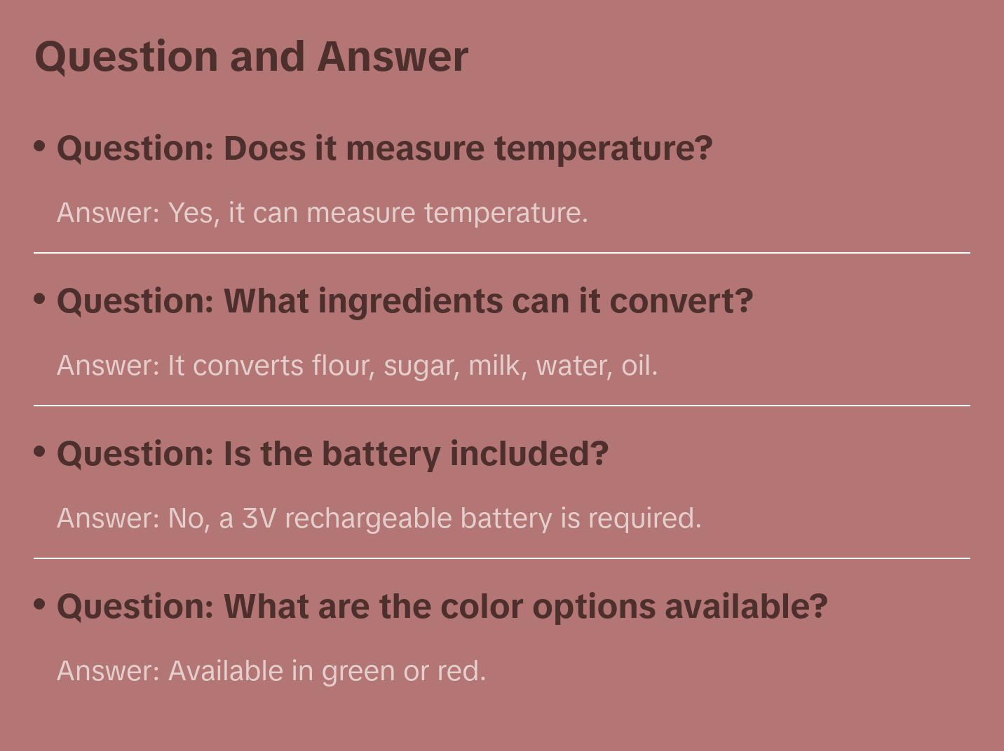 All -in-One Digital Measuring Cup