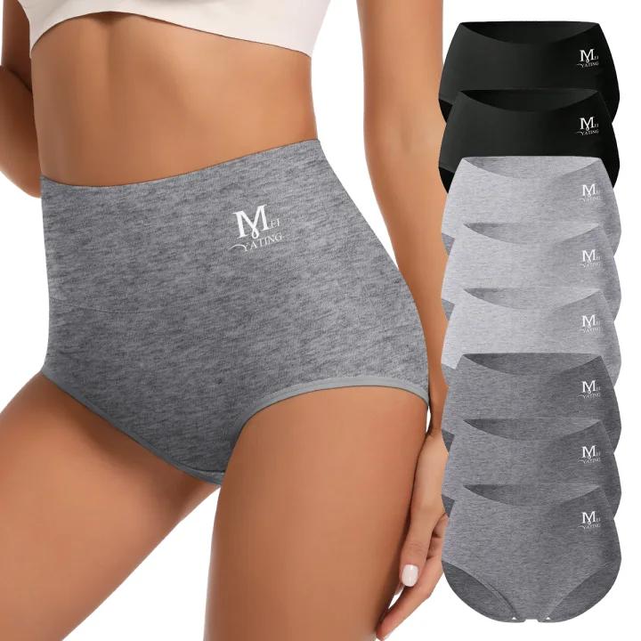 Morelect Women's High Waist Cotton Briefs,4/6/8 Pcs Super Soft Breathable Solid Color Panties for Mature Ladies,All Seasons Comfort,Womenswear SpringStatements Morelect Women's High Waist Cotton Briefs,4/6/8 Pcs Super Soft Breathable Solid Color Panties for Mature Ladies,All Seasons Comfort,Womenswear SpringStatements