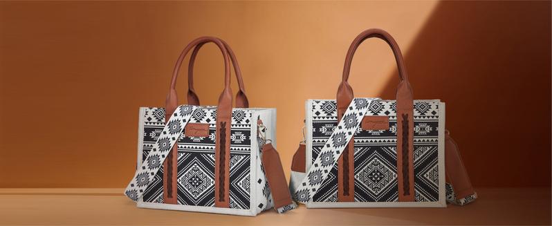 Canvas Tote Bag for Women with Clutch Purse,Spring Glow Up Lightweight Tote Bags with Crossbody Bags,Shoulder Bags,Boho Aztec Handbags for Work,Office