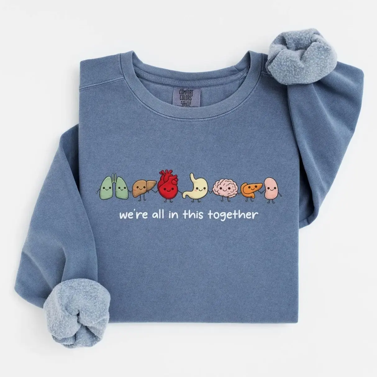 Organ Friends Shirt, Cute Healthcare Gift, Nurse Shirt, Medical Student, Organ Sweatshirt, Healthcare Graduate, Anatomy Tee, Inclusion Shirt X