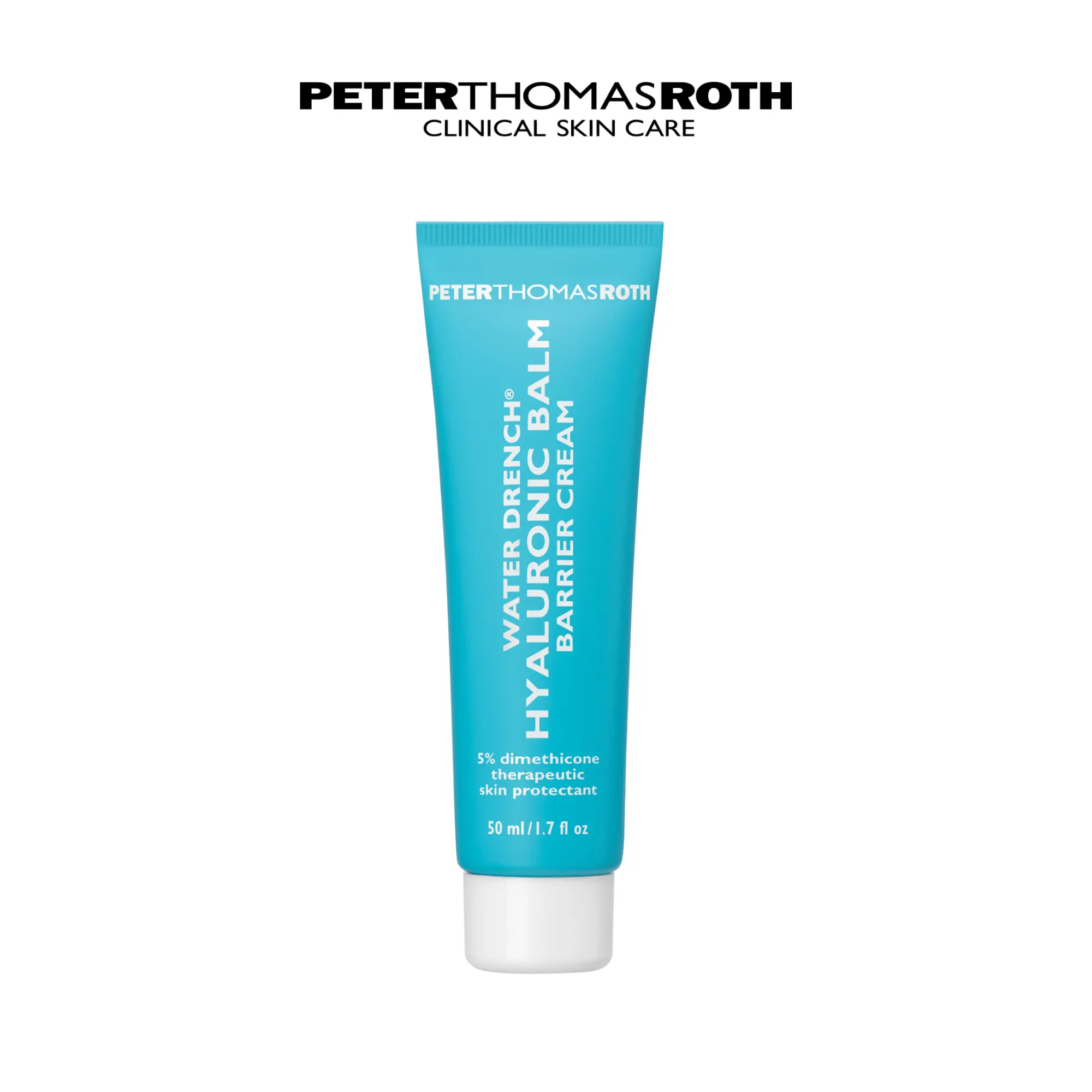 Peter Thomas Roth Water Drench Hyaluronic Healing Balm 50ml, Instant Relief from Dryness, Redness and Irritation