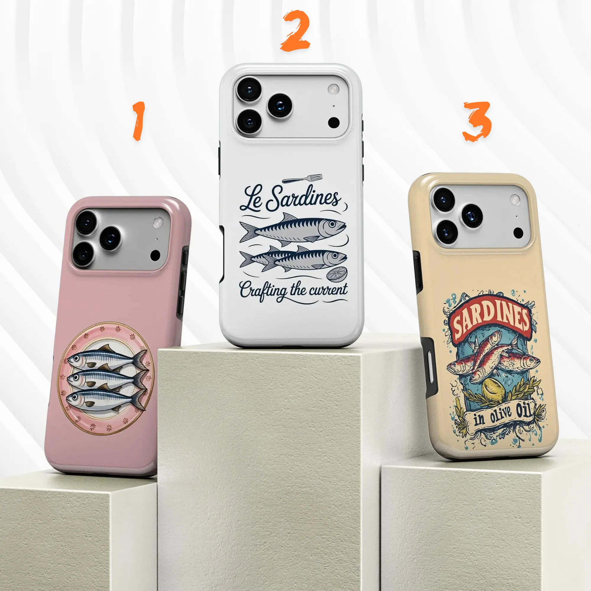 Trendy Tinned Fish Sardine Art Collection iPhone Magsafe / Tough Phone Case, Coastal Summer Style, Fits iPhone 17 16 15 14 13 12 - TikTok Shop Trendy Tinned Fish Sardine Art Collection iPhone Magsafe / Tough Phone Case, Coastal Summer Style, Fits iPhone 17 16 15 14 13 12 - TikTok Shop