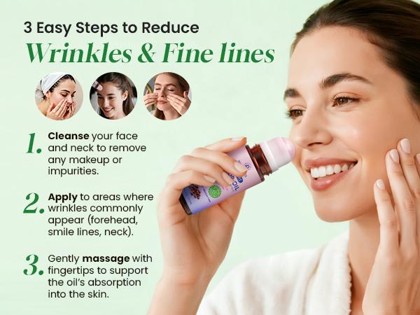 Castor Oil Roll On for Face: Castor Oil with Rose Quartz Roller for Massage - Deep Hydration Skin Moisturizer - Birthday Valentine Gifts for Women