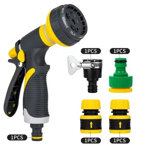 Car wash watering nozzle watering water pipe watering artifact sprinkler nozzle garden spray garden shower water gun set