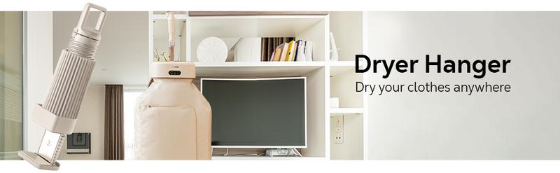 Electric Portable Clothes Dryer  600W Mini Hanging Dryer for Apartment, Dorm, RV - Quick and Easy to Use with Dryer Bag Appliance Household