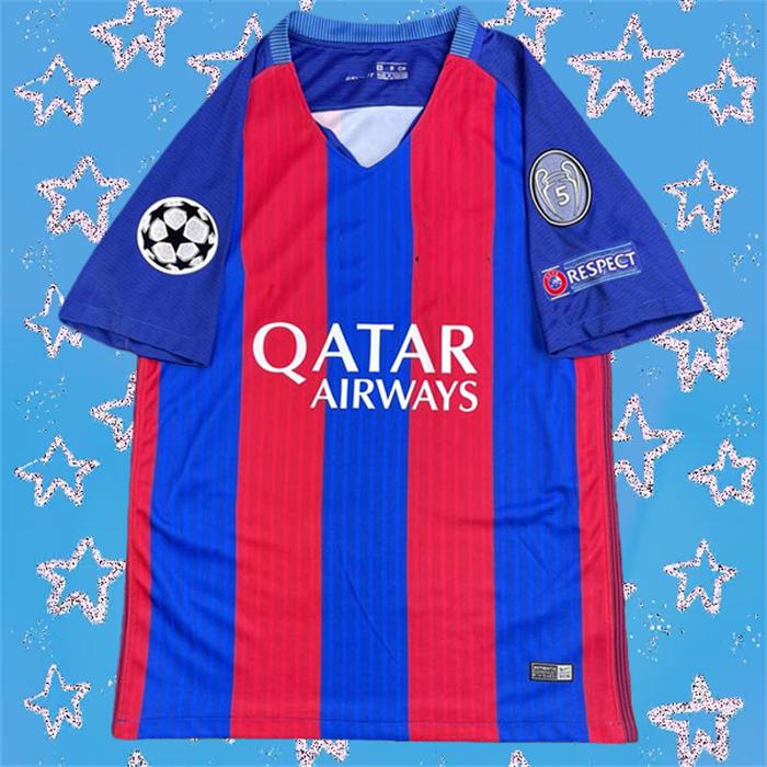 2014 2015 FCB Home No. 11 Neymar Short Sleeve Soccer Jersey