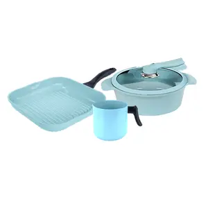 JADECOOK 4 Piece CASSEROLE SET- BATERIA de 4 piezas con cacerola de JADE