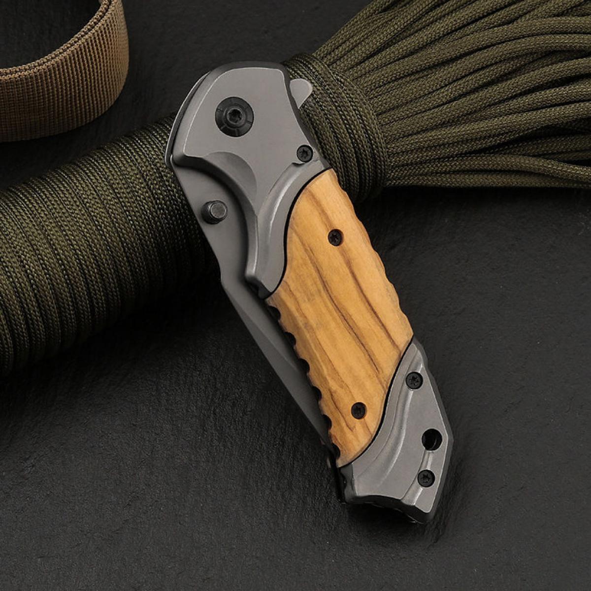 Viral Compact EDC Utility Tool - High-Quality Fast-Open Stainless Steel Gear, Top Rated Camping Survival Companion, Ideal for Outdoor Preppers & Adventure Seekers