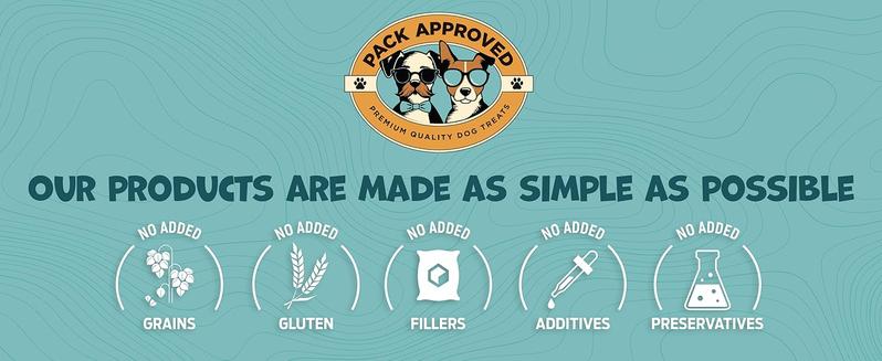 Pack Approved Bull Beef Twist- 2 Ingredient Dog Chews- 9" (3ct) High Protein Treats