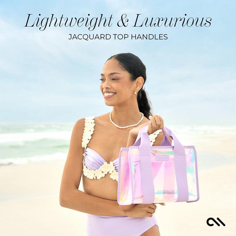 Jelly Zip Tote With Crossbody