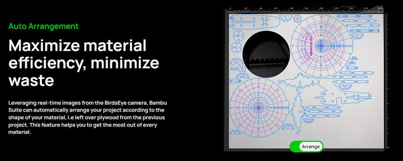 Bambu Lab H2D 3D Printer, Dual-nozzle Multi-material 3D Printing, Optional 10W/40W Laser and Cutting Module, 350*320*325 mm³ Print Volume, 5μm Resolution Optical Motion Calibration, Closed-loop Servo Extruder, 350°C Nozzle & 65°C Active Chamber Heating