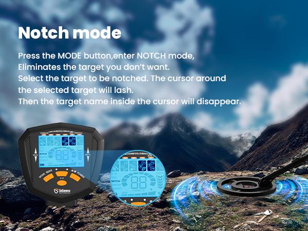 10-OFF! GoGonova Waterproof Metal Detector for Adults,  Professional Higher Accuracy Gold Detector with LCD Display, 6 Mode, Advanced DSP Chip 10" Coil, 39.3'' to 59.3" Adjustable