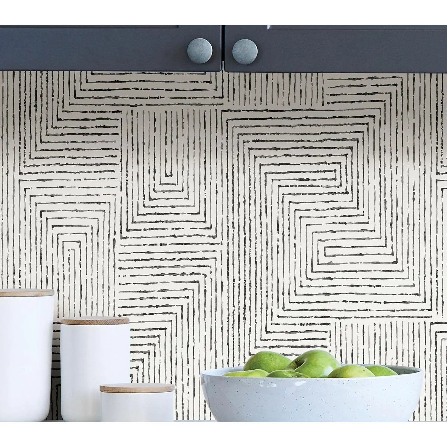 Scott Living Ink Peel & Stick Wallpaper