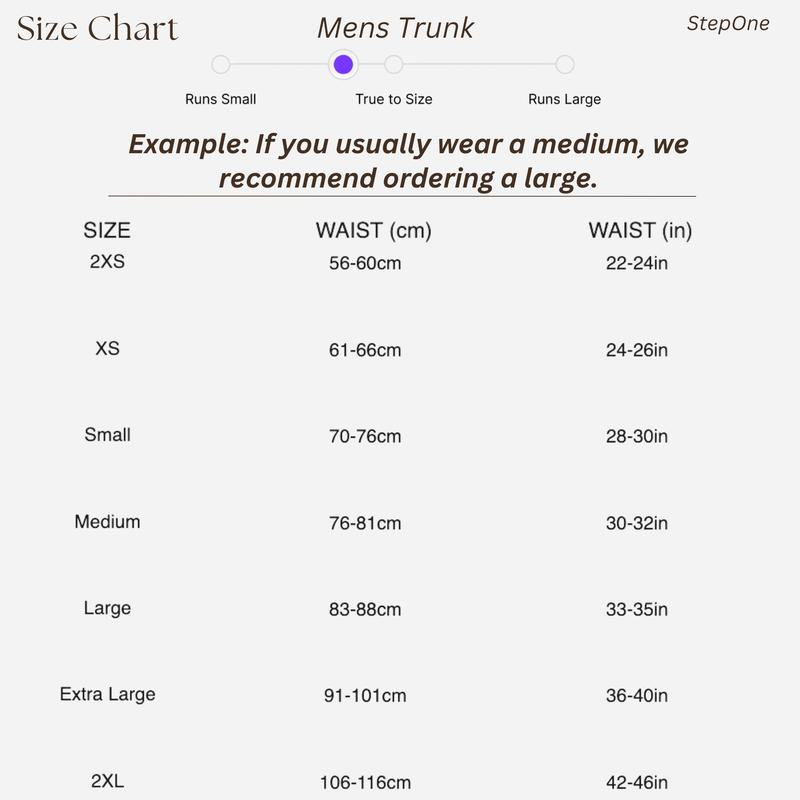 Step One Men's Trunks 3 Pack, Anti-Chafe, Breathable Bamboo Fabric, UltraGlyde Panels, Hidden Elastic Pouch, Premium Underwear, Athletic Daily wear.