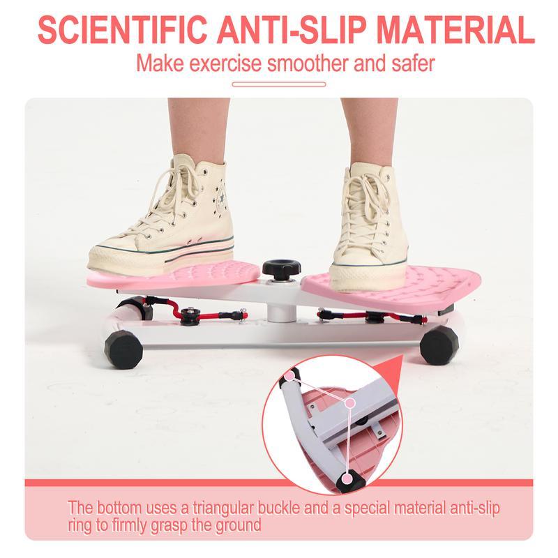 Waist Twist Machine Can Stand with Feet Apart Double Non-slip No Noise Use Exercise Equipment Abdominal Roller Workout