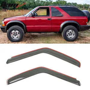 Window Visors Guard for Chevrolet S10 & GMC Sonoma 1994-2003 Smoke Acrylic