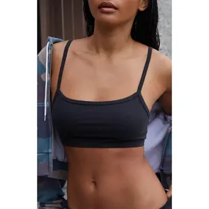 John Galt Women's Black Isla Cropped Tank Top