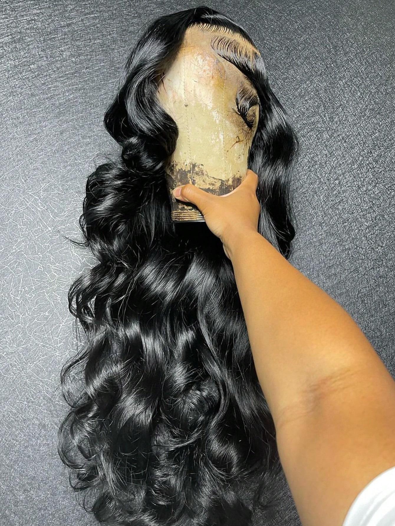 40Inch 13x4 Body Wave Lace Front Wigs Human Hair Pre Plucked 13x4 Frontal Wigs Human Hair HD Lace Body Wave Wig 100% Human Hair Wigs For Women 180% Density