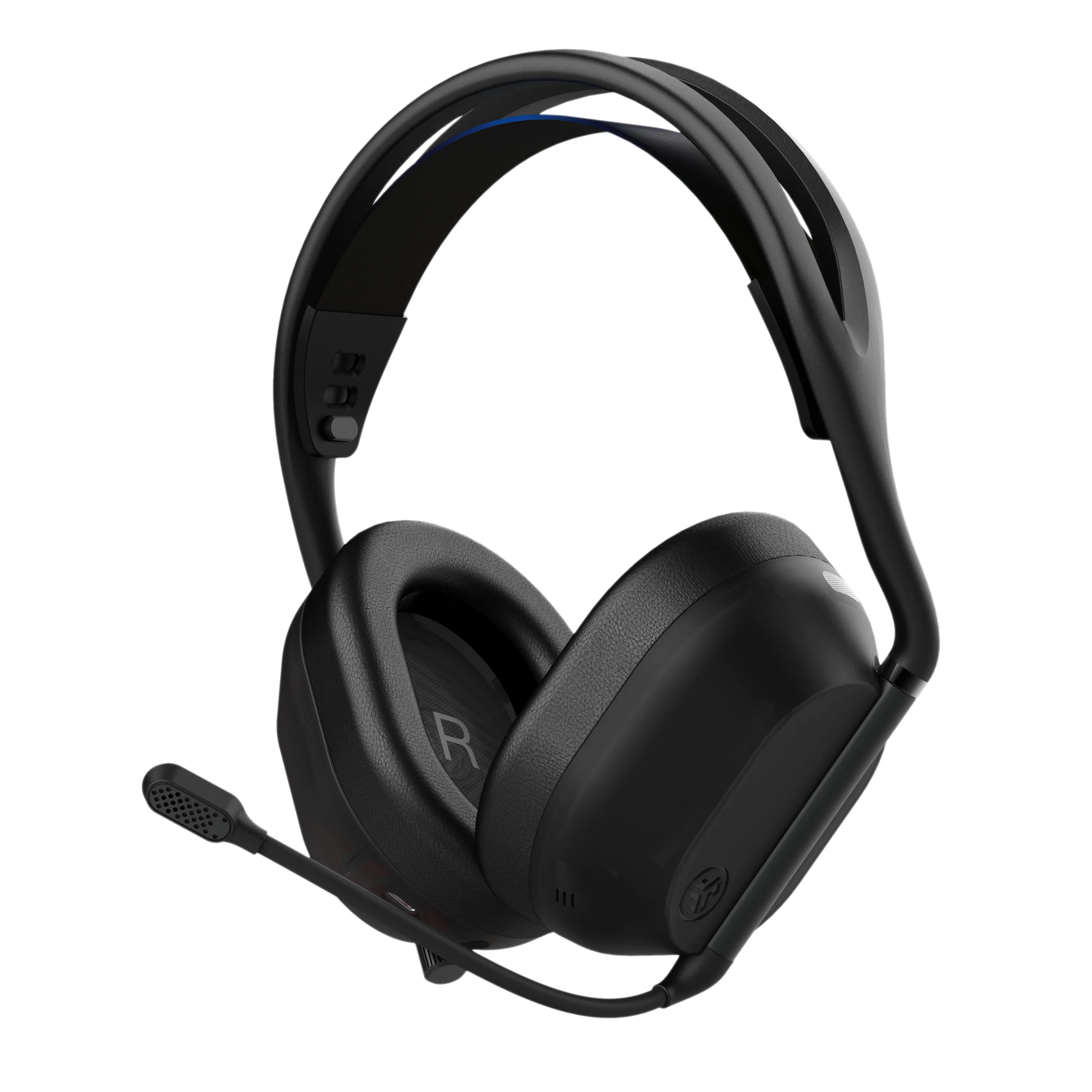 JLab Midnight Wireless Gaming Headset - 50mm Driver, LabSpeed 25ms, 70+ Hr Battery, ENC Boom Mic, PC, PS4, PS5, Switch
