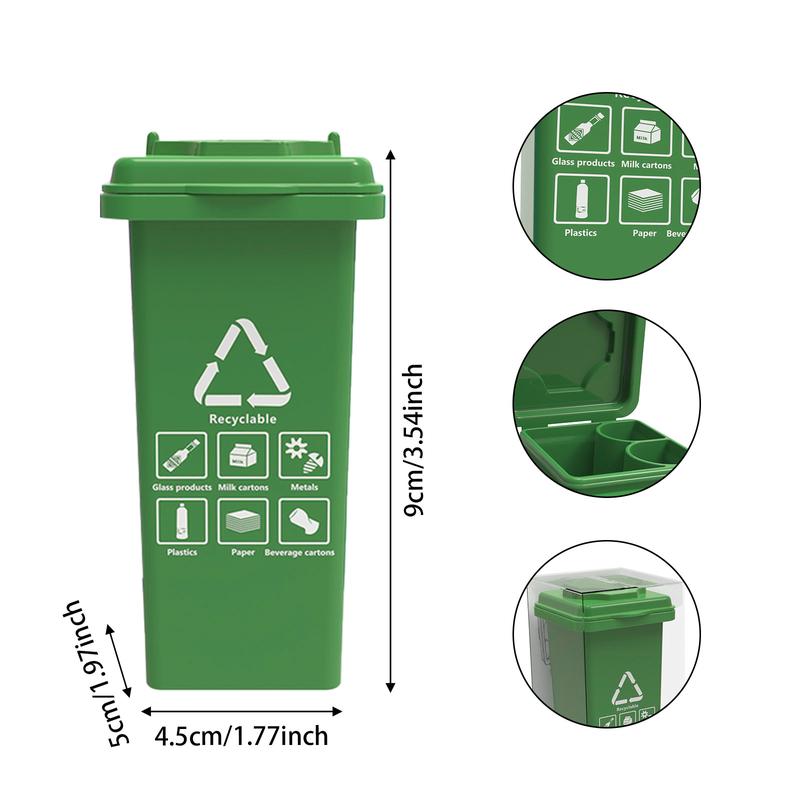 Portable "roll-up" case.Convenient storage.Ready to use anytime.Ideal for storing "roll-up"The mini trash can has a stylish and fun design and is easy to carry. Enjoy one anytime,anywhere!