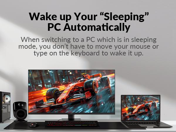 AV Access iDock C20 USB-C KVM Switch Docking Station for 2 Laptops, 4K Dual Monitor Design, 60W Charging for Each PC, 1G Ethernet, EDID Emulation