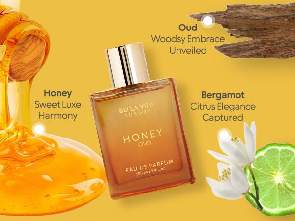 Tropical Honey Bash by Bella Vita Luxury | 2x100 ML (2x3.4 fl. oz.) ml Perfume Set | Honey Oud & Mango | Luxury Unisex Perfume for Men & Women | Long Lasting, Fruity, Floral, Spicy & Woody Notes | Luxury, Vegan & Cruelty Free Eau De Parfum