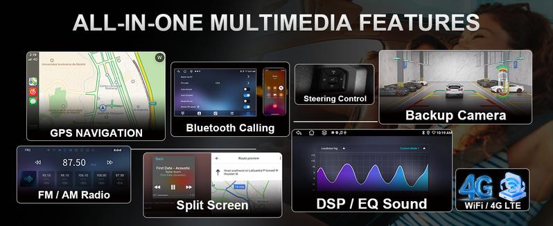 Android 13 Car Radio Stereo 8 inch Touch Screen with USB-C for Chevy Silverado GMC Sierra Yukon Buick with Wireless CarPlay & Android Auto