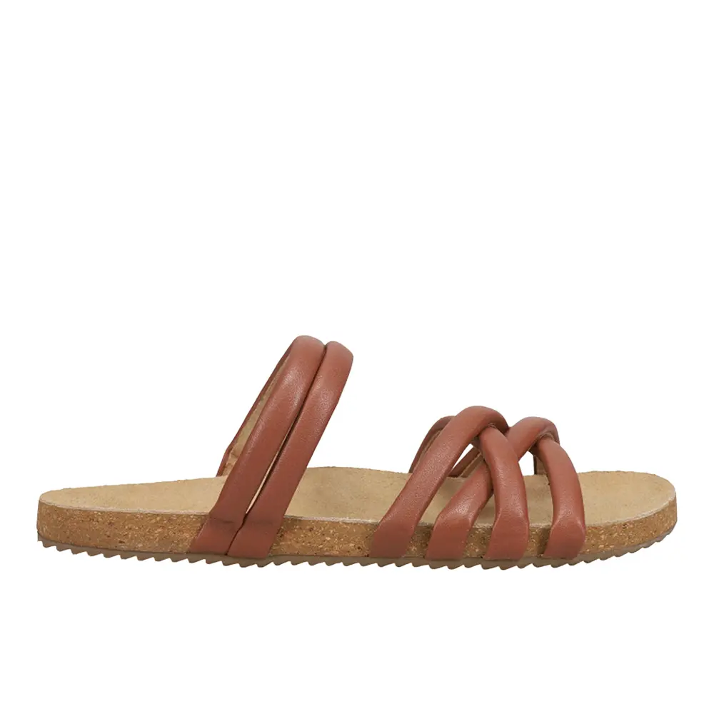 COCONUTS by Matisse Womens Zurie Footbed Casual Sandals Casual - Brown