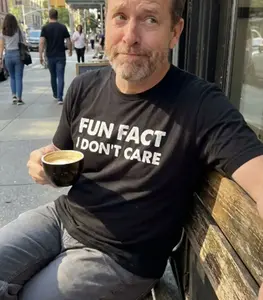 Fun Fact I Don't Care T-Shirt Funny Husband Shirt, Father's Day Gift, Birthday or Anniversary Gift for Husband, Funny Men's Gift Ideas For All Men