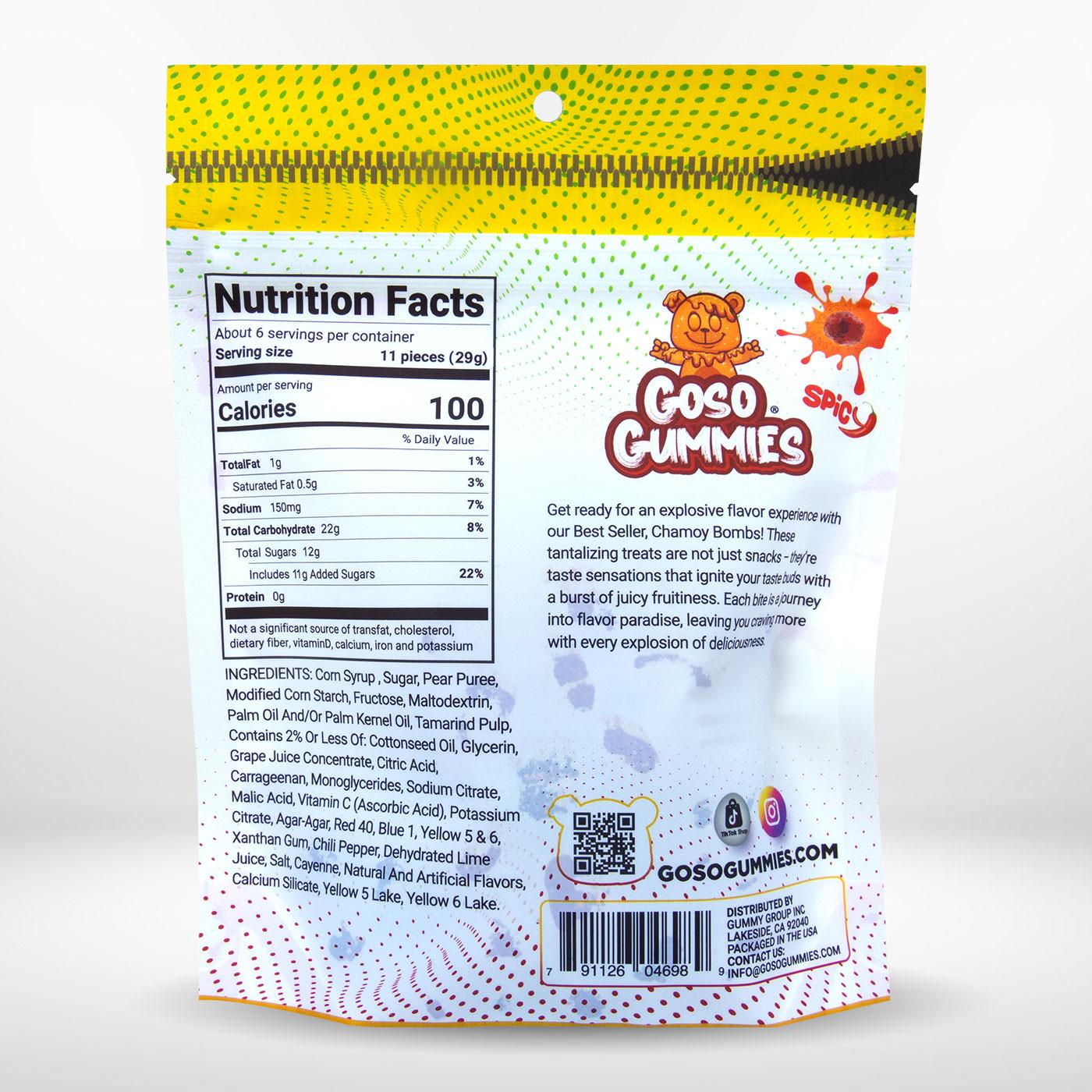 Goso Gummies Dynamite Duo Viral Spicy Gusher Bombs - 12 Ounce Duo Pack - Gushers Candy Spicy Flavors Chewy