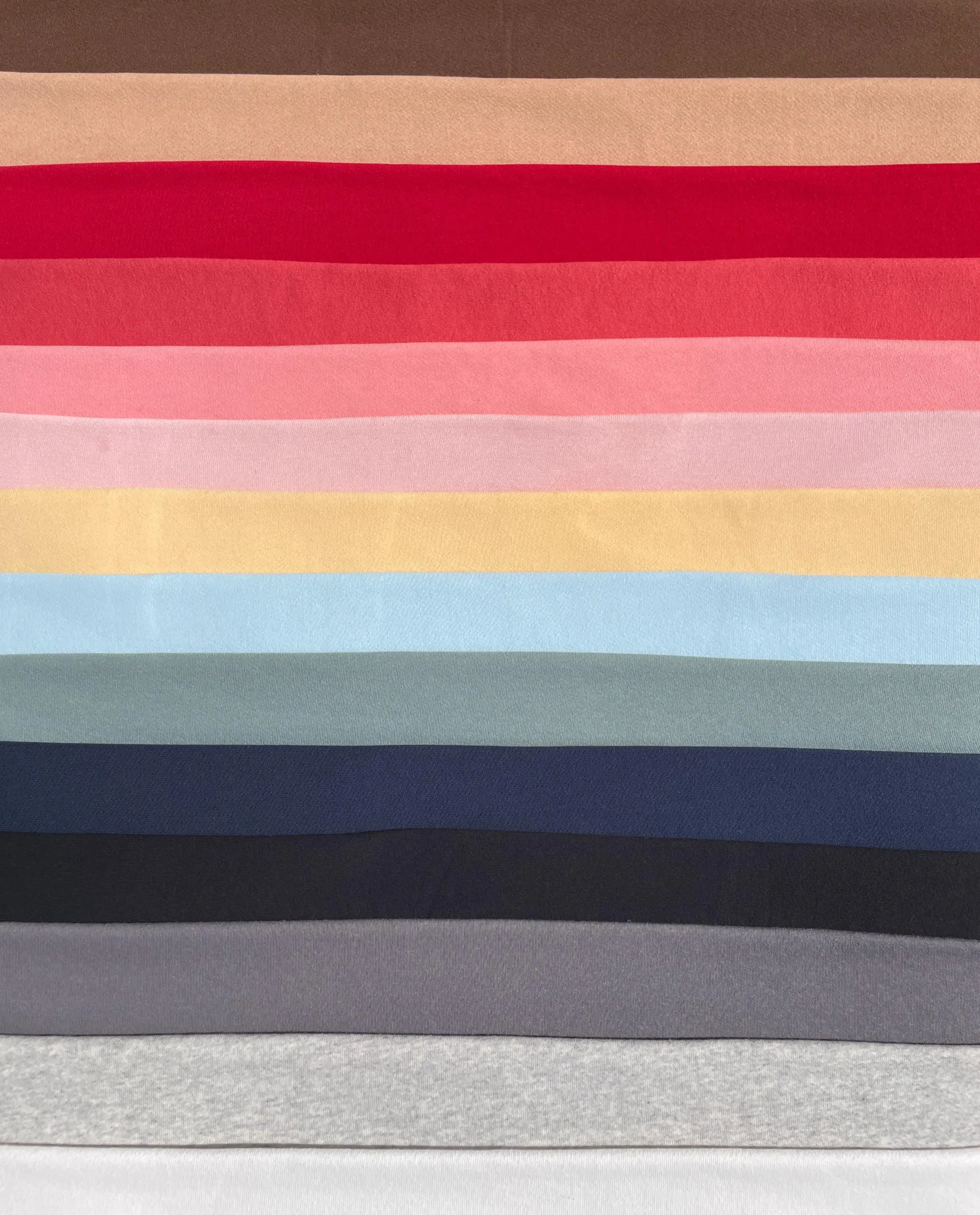 Cotton Fleece Knit Fabric by the Yard, Medium-Weight 400 GSM/12 Oz Solid Color Textile for Sewing & Soft Furnishings, Matching Rib Sold Separately