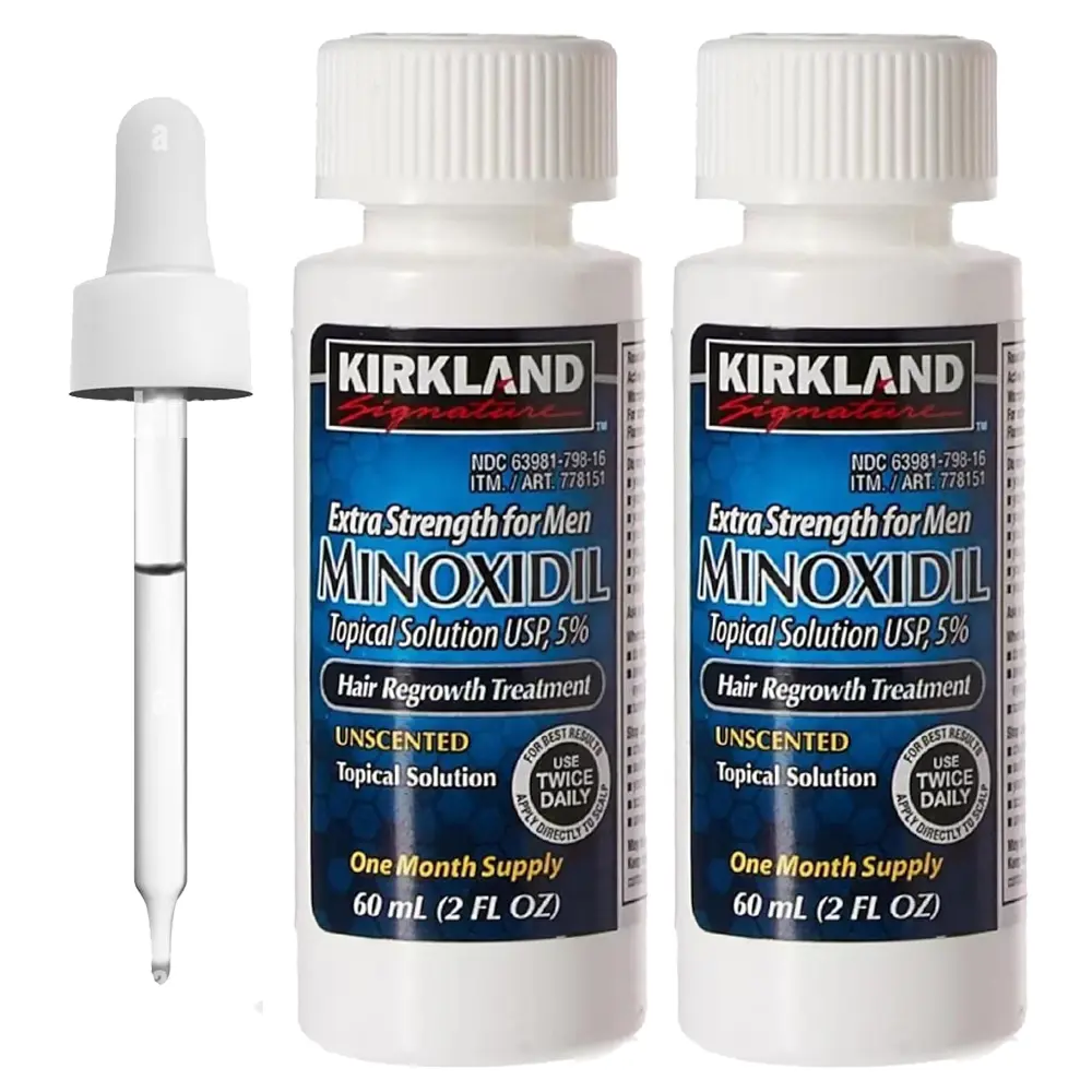 Kirkland Minoxidil 5% – Fast Hair Growth for Men | 2-Month Kit