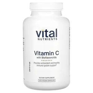 Vital Nutrients Vitamin C With Bioflavonoids, 220 Vegan Capsules