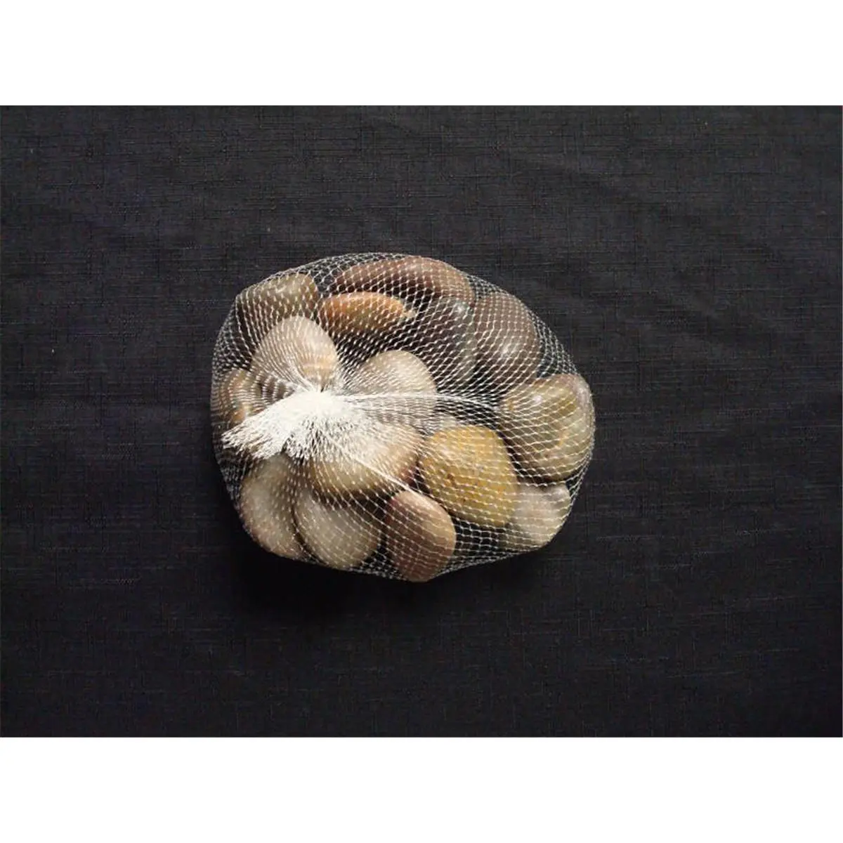 Athenas Garden PR-LG-R Commercial Grade Outdoor Garden Decor, 0.8-1.2 in. Hand Sculpted Large Polished Stones, 2 lbs - Red, Yard Art