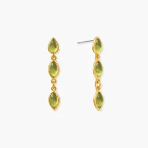 en route Olive Marquise Earrings, featuring a Symphony of Color, Waterproof Stainless Steel, Elegant Dangle Drop Style, Perfect for Vacation Outfits or Vibrant Summer Looks #SpringStatements
