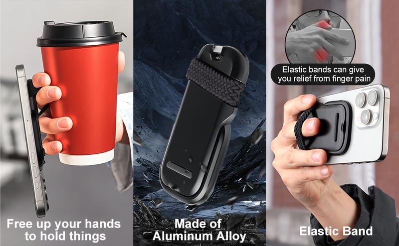 4-in-1 Magnetic Phone Holder, Adjustable Multi-Function Desktop Stand, Live Streaming Photography Stand, Travel Gadget, Compatible with MagSafe IPhones, Android Phones -- Includes 2 Magnetic Rings 4-in-1 Magnetic Phone Holder, Adjustable Multi-Function Desktop Stand, Live Streaming Photography Stand, Travel Gadget, Compatible with MagSafe IPhones, Android Phones -- Includes 2 Magnetic Rings