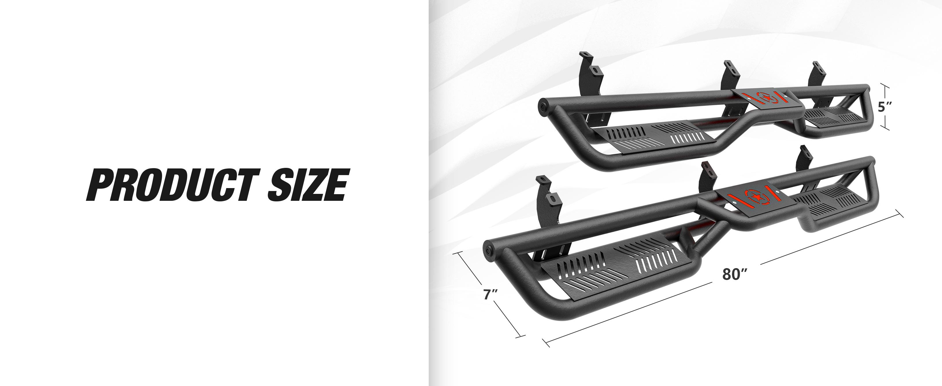 for Tacoma Running Boards Side Steps Cars Accessories Compatible with 2024-2026 Toyota Tacoma 4 Full-Size Doors| Yzona for Tacoma Running Boards Side Steps Cars Accessories Compatible with 2024-2026 Toyota Tacoma 4 Full-Size Doors| Yzona