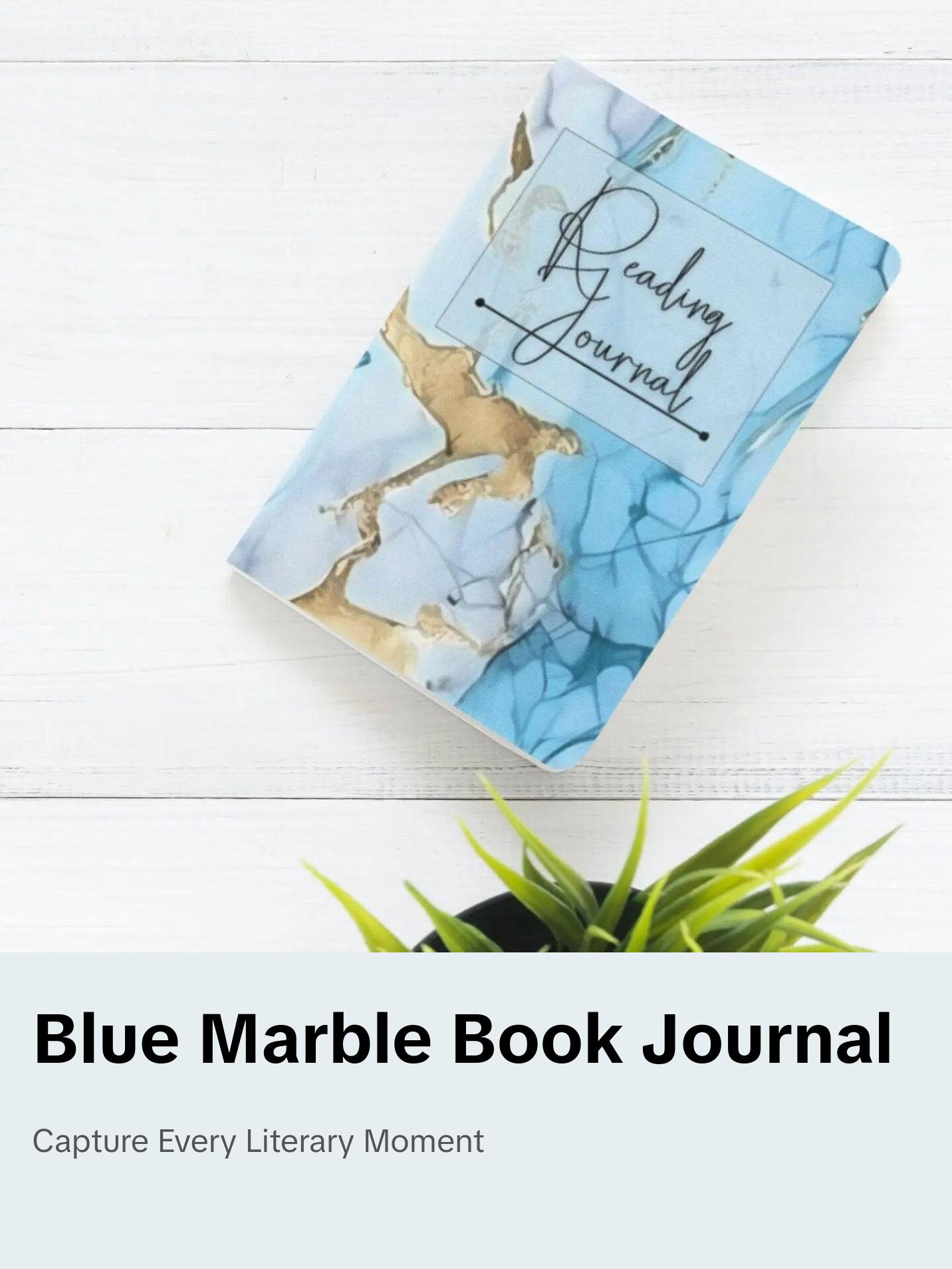 Blue Marble Book Journal: Elevate Your Reading Experience (Paperback)