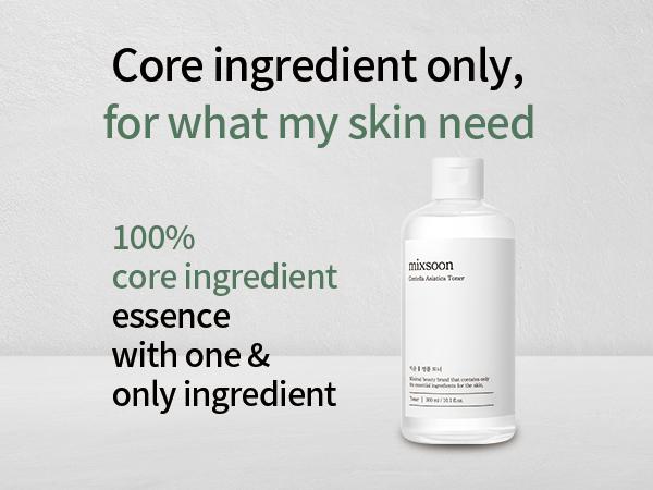 [mixsoon Official Shop] Centella Asiatica Toner 10.14 fl.oz / 300ml - Calming & Repair Toner for Sensitive Skin, Korean Skin Care