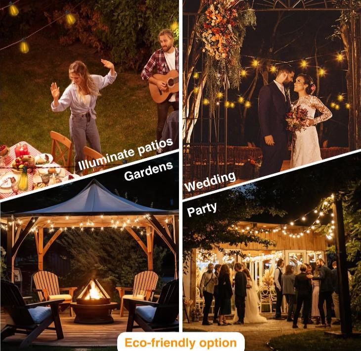 DAYBETTER ST38 Solar Outdoor String Lights 150FT(75+1Bulbs)Waterproof Patio Lights for Backyard Balcony 2700K Warm White Ambiance Lighting Weatherproof Durable Design Easy Installation,Christmas Decorations Gift. DAYBETTER ST38 Solar Outdoor String Lights 150FT(75+1Bulbs)Waterproof Patio Lights for Backyard Balcony 2700K Warm White Ambiance Lighting Weatherproof Durable Design Easy Installation,Christmas Decorations Gift.