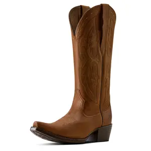 Women's Heritage X Toe Elastic Wide Calf Cowgirl Boots