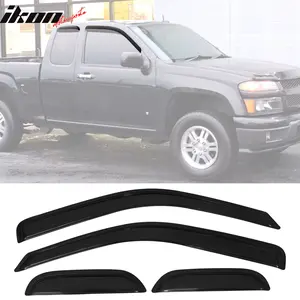 Visor Windows for Chevy Colorado GMC Canyon 2004-2012 Extended Cab Acrylic
